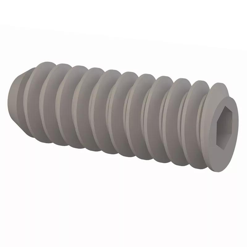 Set Screws - Plastic Hex Socket