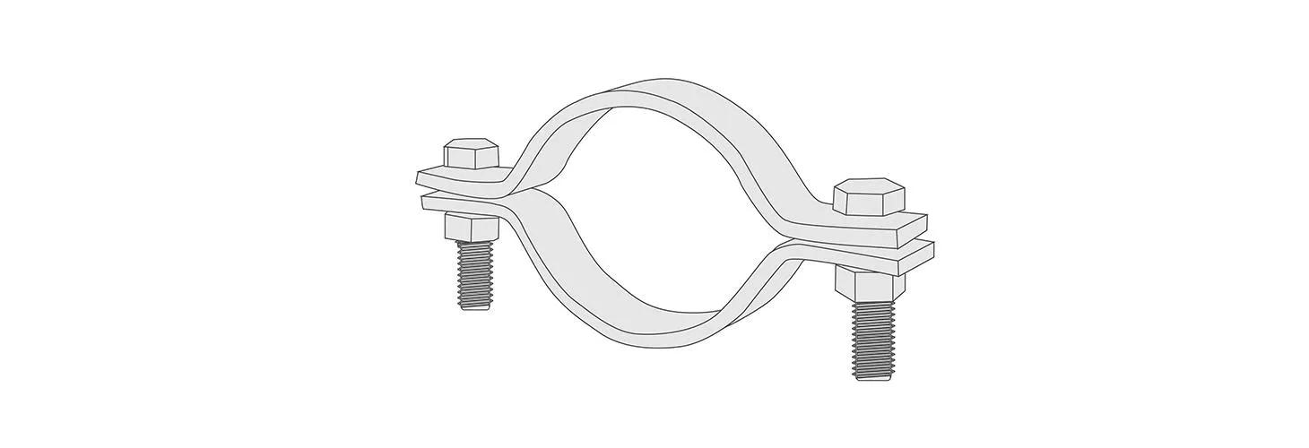 Standard pipe clamps