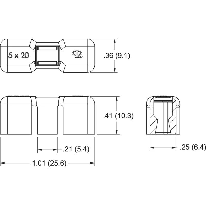 P160092_Fuse_Covers-Rigid_Solid - Line Drawing