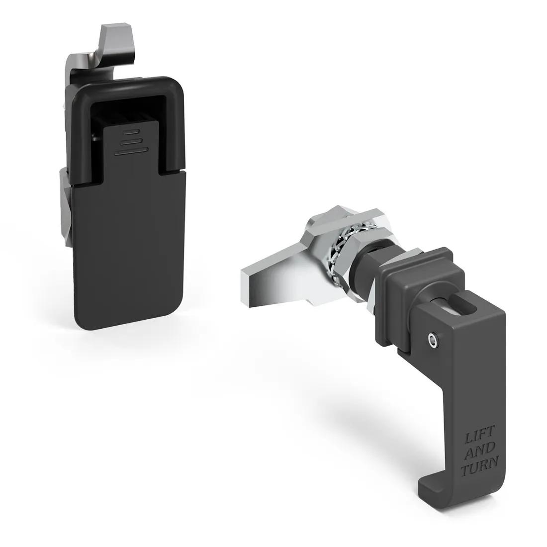 Lift and Turn Compression Latches