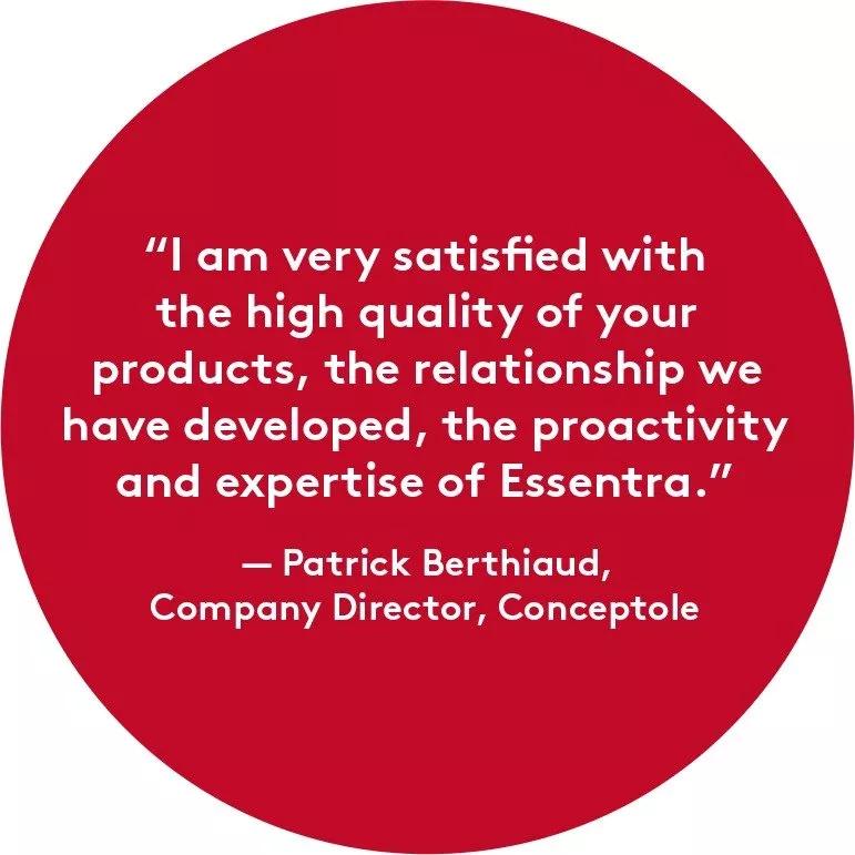 Patrick Berthiaud, Company Director, Conceptole Quote