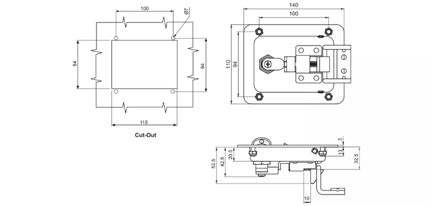 Locking Paddle Latch