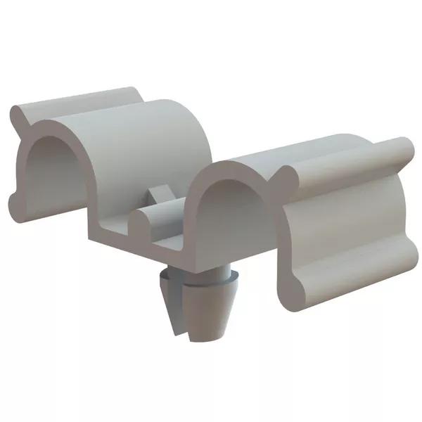 Cable Clamps - Dual Half U, Snap In