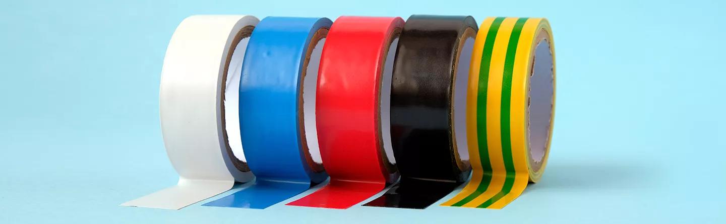 Electrical Tapes, Insulation Tapes: colored, conductive, protective