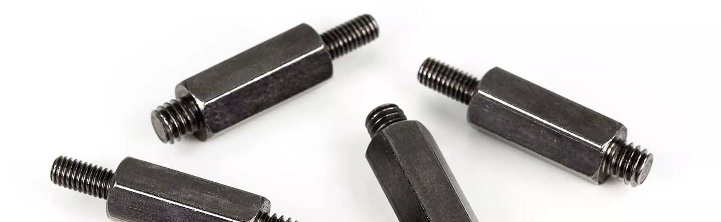 Metal Hex Standoff Screws, Turned Parts, Brass & Steel Metal Components  Manufacturing