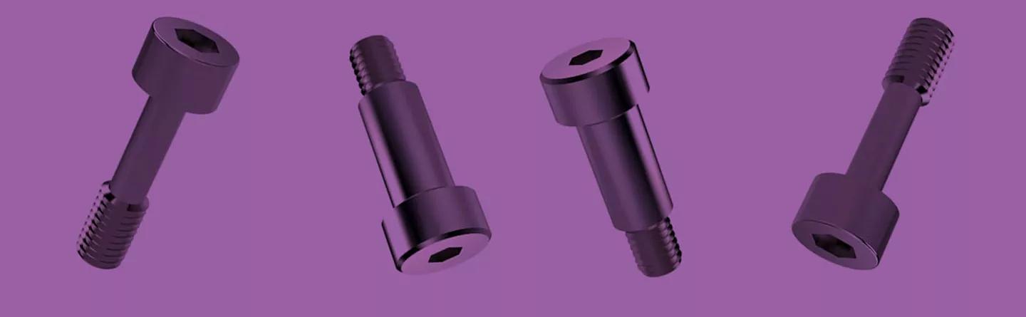 Selection of titanium fasteners