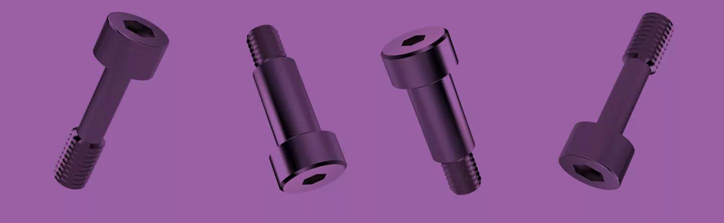 Selection of titanium fasteners