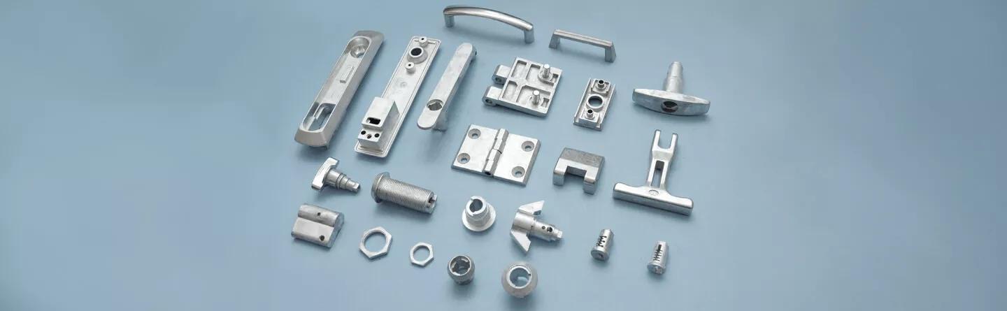 Lay flat of metal components made by hot chamber die casting