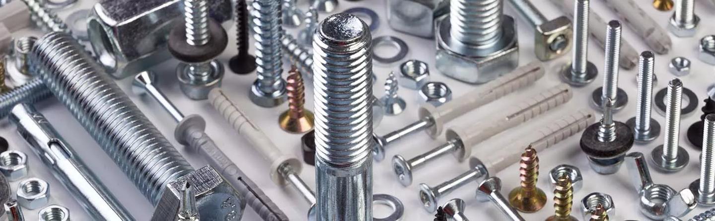 various screws, washers and wall plugs 