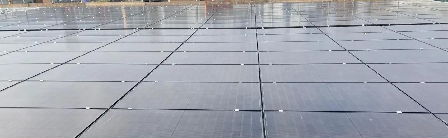Solar panels at Kidlington site