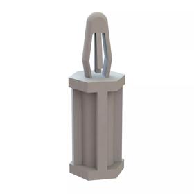 Screw & Lock Support - Locking, Bayonet Nose, Threaded Female