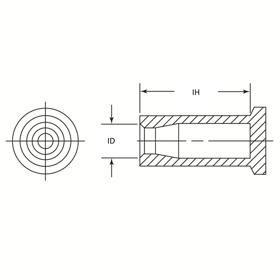 Easy Pull Masking Caps - Line Drawing