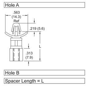 P160247_Screw_and_Lock_Support-Locking_Arrowhead_Threaded_Female - Line Drawing