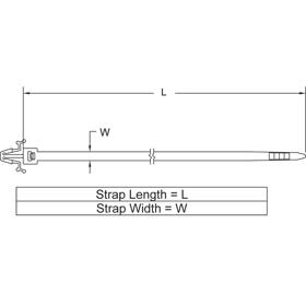 P110419_Mounting_Cable_Ties-Push_In_Tension_Wings_Removable - Line Drawing