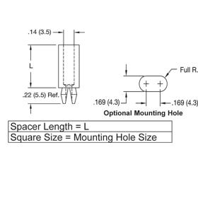 P160231_Screw_Grommets-Natural_Round_Oblong_Hole - Line Drawing