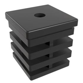 Square Threaded Tube Inserts - Metal