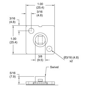 P110236_Cable_Tie_Mounts-Adhesive_Mount_Swivel - Line Drawing