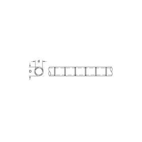 Fibre Bend Limiting Tubing Line Drawing