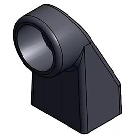Pull Handle Assemblies - Through Hole Angled Arch