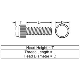 P090565_Thumb_Screws_-_Knurled_Plastic_with_Slot - Line Drawing