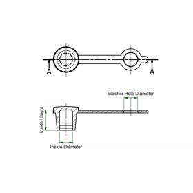 Grease Nipple Cap - Line Drawing