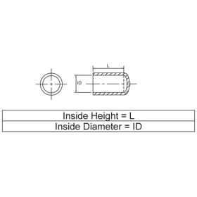 P110547_Connector_Adapter_Dust_Cap - Line Drawing