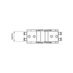 Cable Chain - End Bracket - Line Drawing