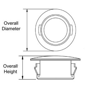 Sheet Metal Plugs - PGM Series - Line Drawing