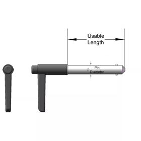 L-Handle Positive Locking Pin