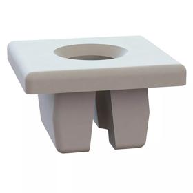 Screw Grommets - Natural, Square Hole