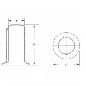 Driveshaft Protection Caps - Line Drawing