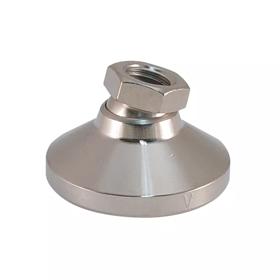 Socket Mount Leveling Feet - Metal Swivel Base