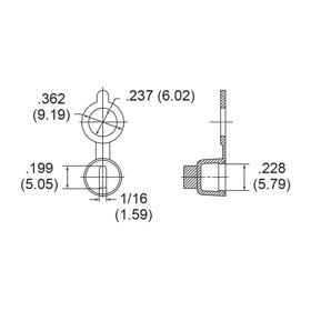 Grease Nipple Caps - Line Drawing