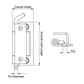 Concealed Hinges - Screw-on