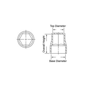 Sucker-Rod-Caps - Line Drawing