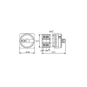 90-degree-cam - Line Drawing