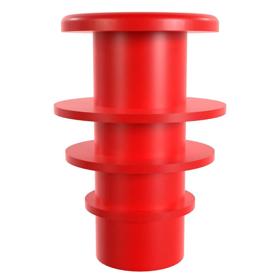 Ribbed Pipe-End Plugs