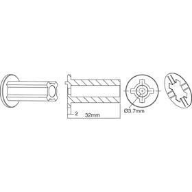 P110510_Fibre_Reel_Accessories-Stacking_Pillar - Line Drawing