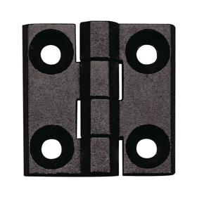 Leaf Hinges - Countersunk Mount - Black