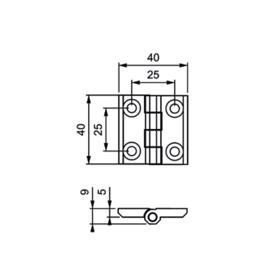 Threaded Stud Mount Leaf