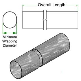 Protective Furniture Netting - LDPE - Line Drawing