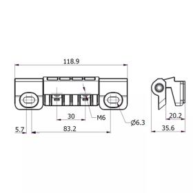 Screw On Concealed Hinges