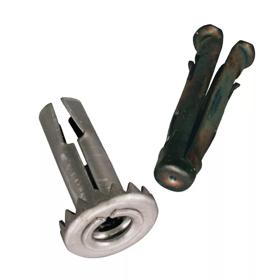 Caster Sockets - Metal Grip Neck Stem Style
