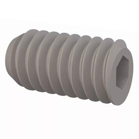Set Screws - Plastic Hex Socket