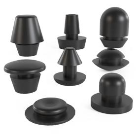Self-Adhesive, Screw-On Feet and Bumpers