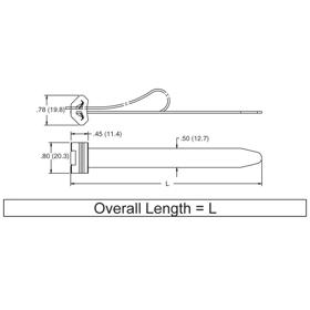 P110435_Standard_Cable_Ties-Strap_and_Buckle - Line Drawing