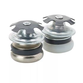 Round Round Inserts & Glides - Steel Base