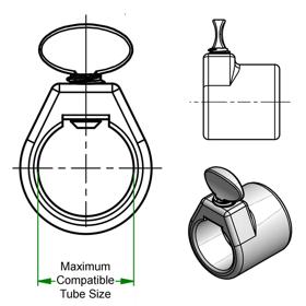 Tube Adjusters - Line Drawing