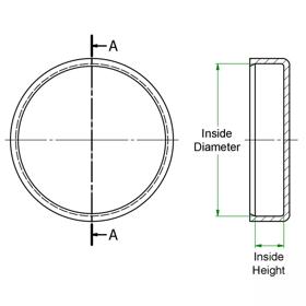 SAE Butt Weld Covers - Line Drawing