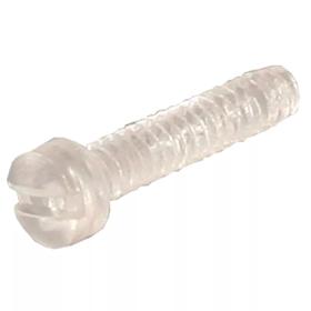 Machine Screw Fillister Slotted Clear